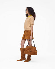 Marc Jacobs Trompe L'Oeil Knit Polo Camel READY TO WEAR