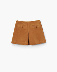 Marc Jacobs Suede Box Pleat Mini Skirt Copper READY TO WEAR|NEW ARRIVALS