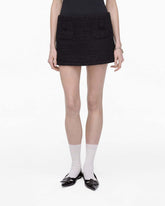 Marc Jacobs Tweed Mini Skirt Black READY TO WEAR
