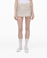 Marc Jacobs Tweed Mini Skirt Ivory READY TO WEAR