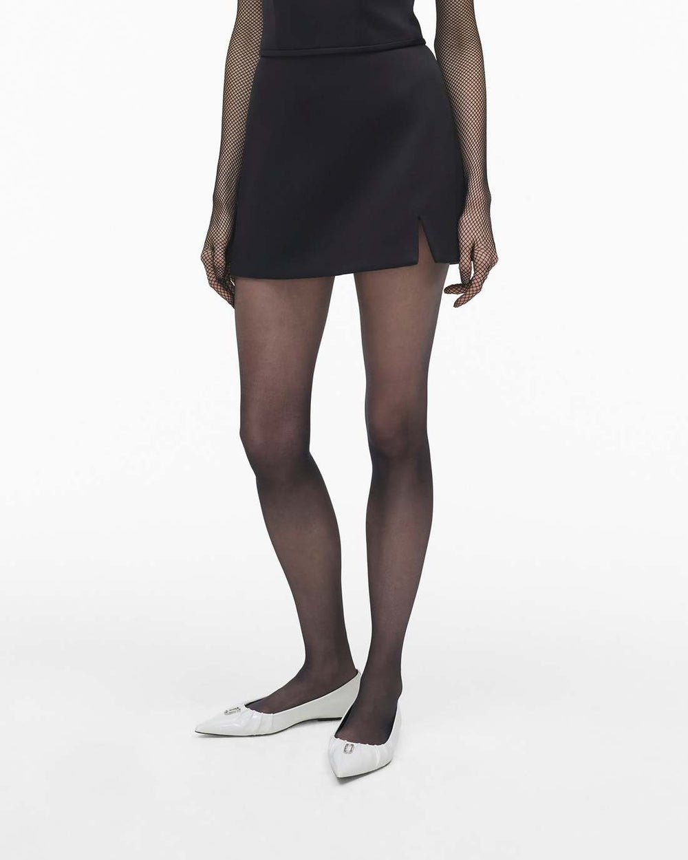 Marc Jacobs The Duchess Satin Skirt Black READY TO WEAR
