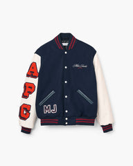 Marc Jacobs The A.P.C. X Marc Jacobs Varsity Jacket Dark Navy/White READY TO WEAR