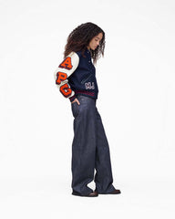 Marc Jacobs The A.P.C. X Marc Jacobs Varsity Jacket Dark Navy/White READY TO WEAR