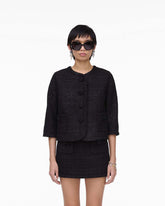Marc Jacobs Tweed Backwards Lady Jacket Black READY TO WEAR