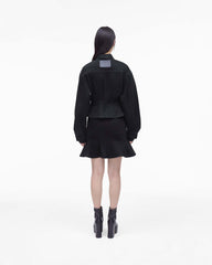 Marc Jacobs The Fluted Denim Jacket Black READY TO WEAR