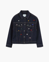 Marc Jacobs The Charm Denim Jacket Blue READY TO WEAR