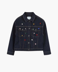 Marc Jacobs The Charm Denim Jacket Blue READY TO WEAR