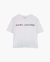 Marc Jacobs The Crystal Daisy Logo Tee White READY TO WEAR