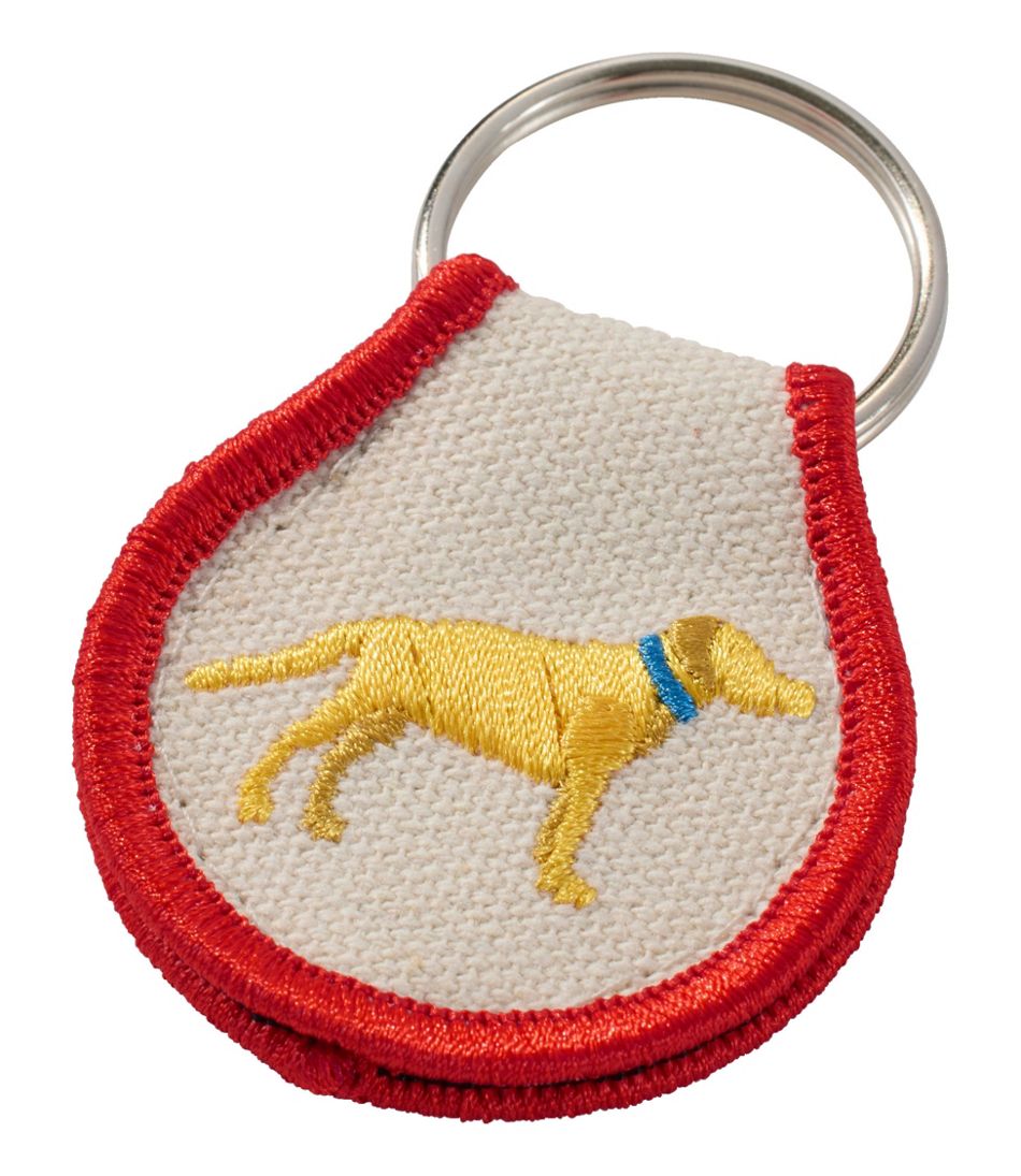 L.L.Bean Discount | Embroidered Patch Charm, Yellow Lab