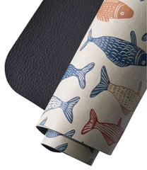 L.L.Bean Outlet | Happy Feet Comfort Mat, Fish