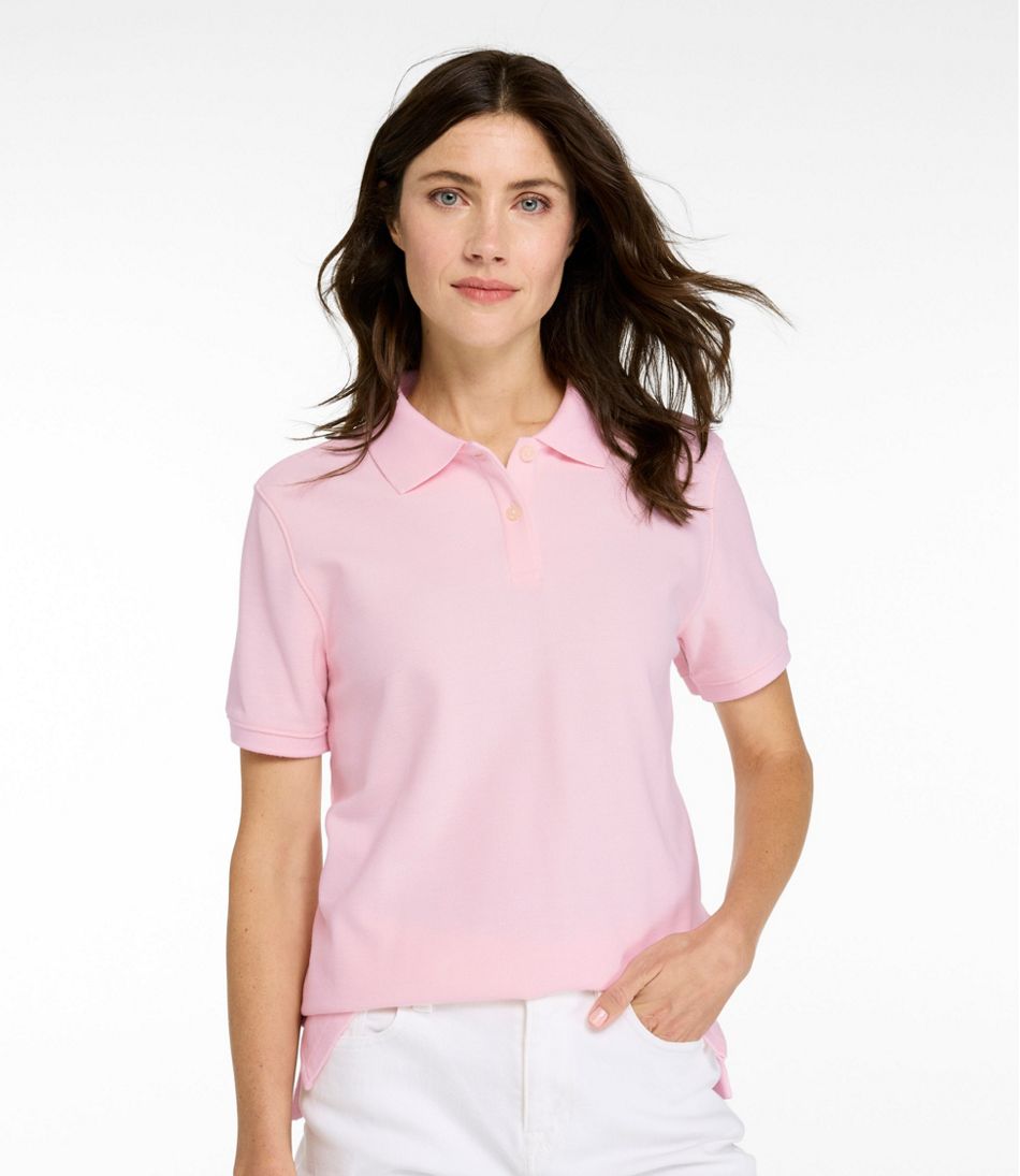 L.L.Bean Online | Women's Premium Double L® Polo, Relaxed Fit