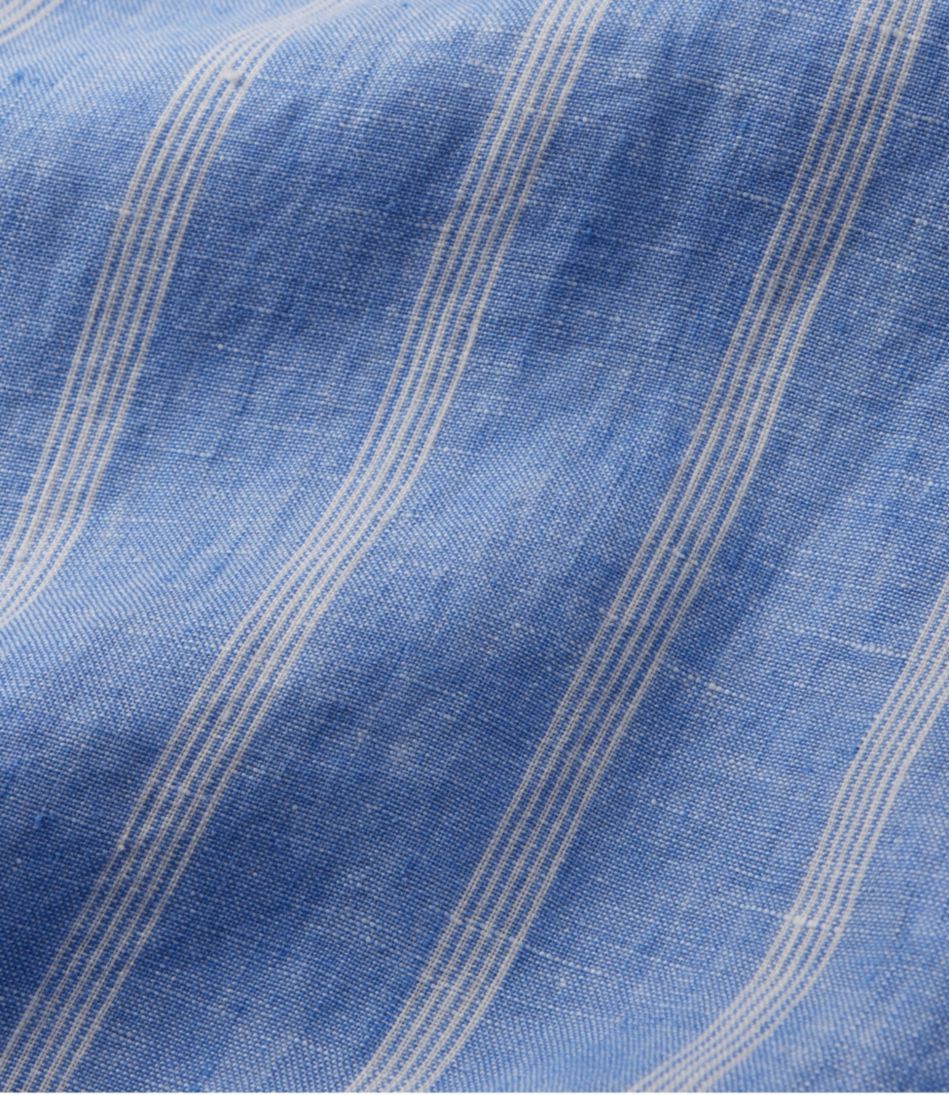 L.L.Bean On Sale | Women's Premium Washable Linen Shirt, Tunic Stripe
