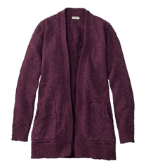 L.L.Bean | Women's Cotton Ragg Sweater, Open Cardigan