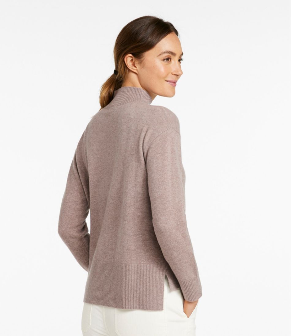 L.L.Bean For Sale | Women's Classic Cashmere Sweater, Relaxed Mockneck
