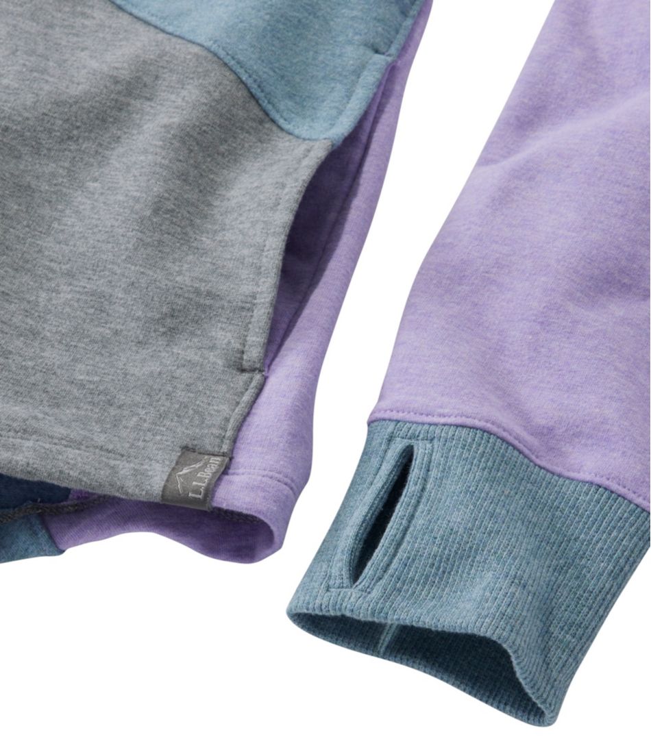 L.L.Bean Discount | Women's Cozy Mixed-Knit Pullover, Colorblock