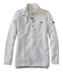 L.L.Bean Sale | Women's Quilted Sweatshirt, Mockneck Tunic