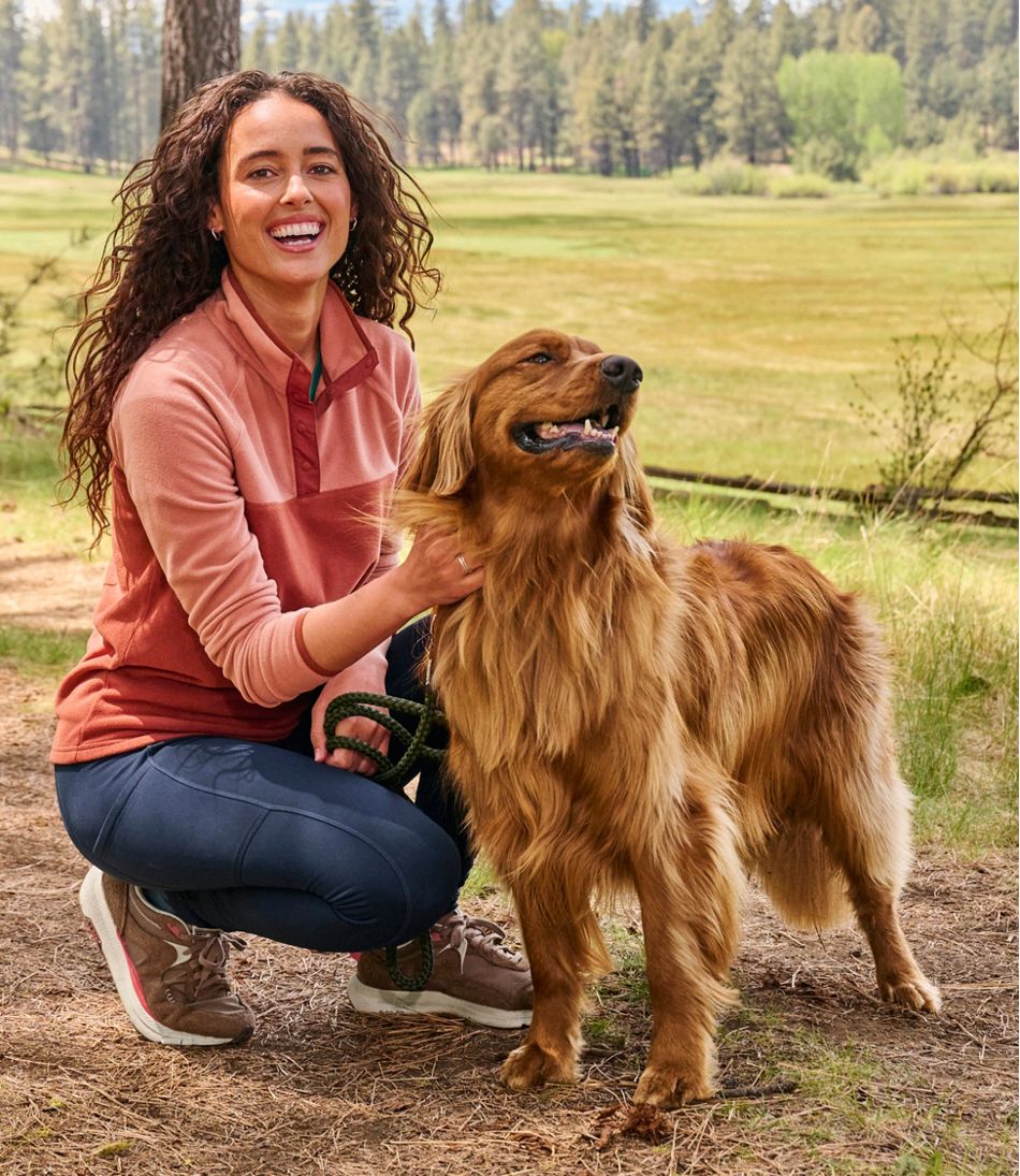 L.L.Bean US | Women's All Season Access Fleece Pullover, Colorblock