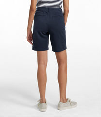 L.L.Bean US | Women's Comfort Stretch Shorts, Chino Bermudas 9"