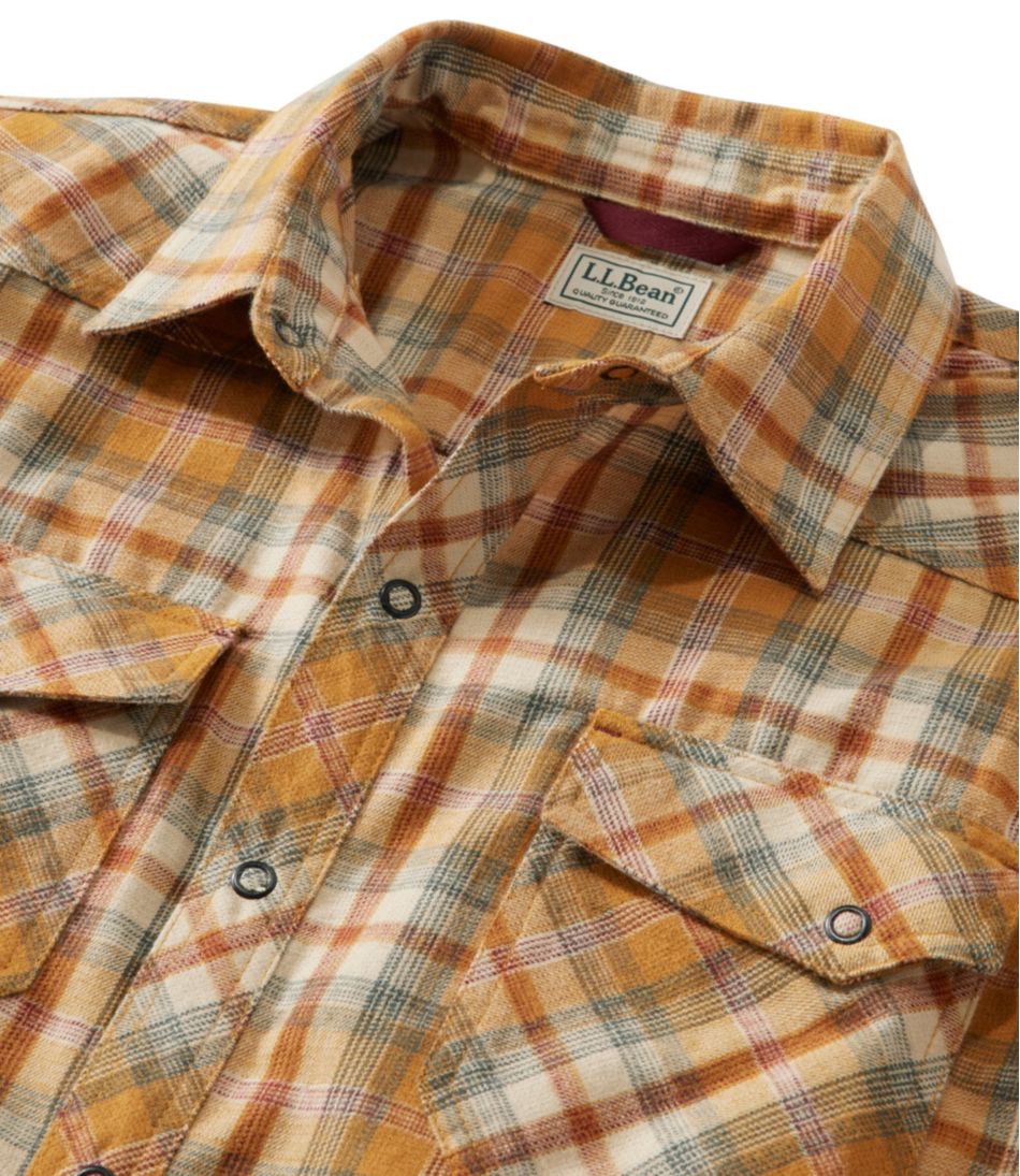 L.L.Bean Discount | Men's Katahdin Performance Flannel Shirt, Slightly Fitted