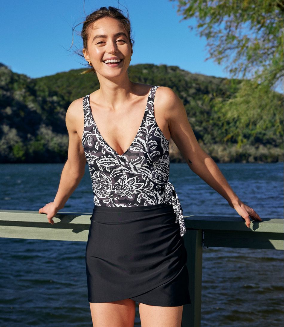 L.L.Bean Outlet | Women's Summersalt The Ruched Swim Skirt