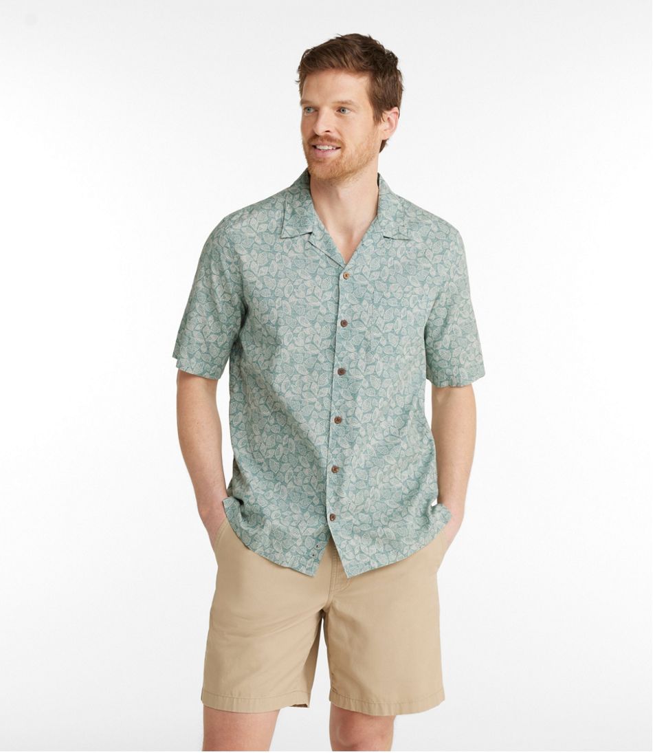 L.L.Bean New | Men's Tropics Shirt, Short-Sleeve Print
