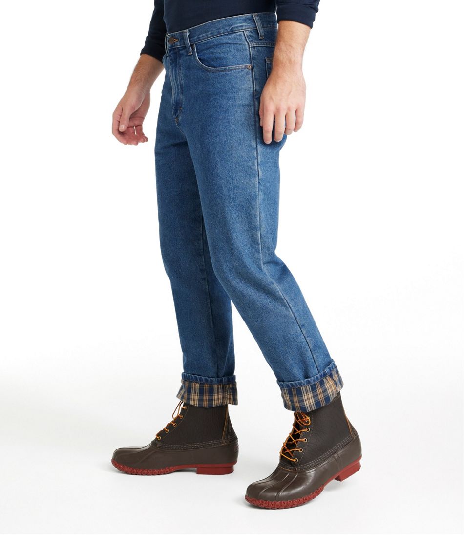 L.L.Bean Sale | Men's Double L® Jeans, Classic Fit, Flannel-Lined