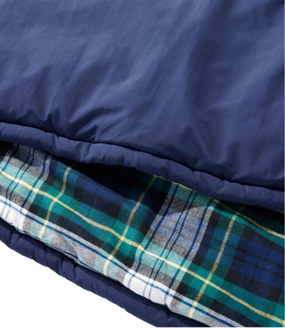 L.L.Bean | Adults' Flannel Lined Camp Sleeping Bag, 20°