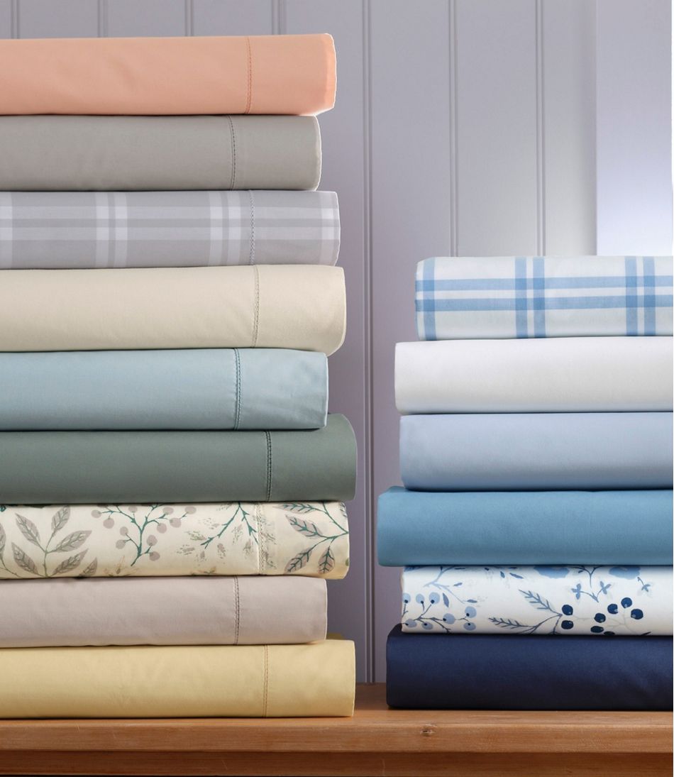 L.L.Bean Outlet | 280-Thread-Count Pima Cotton Percale Sheet Set
