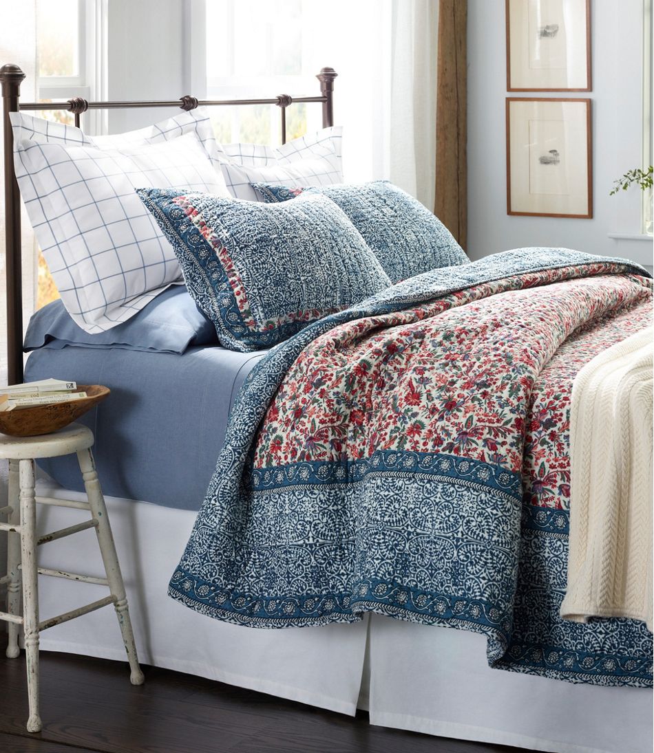 L.L.Bean On Sale | Border Floral Quilt Collection