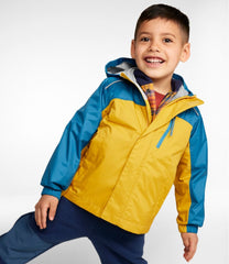 L.L.Bean | Kids' Trail Model Rain Jacket, Colorblock