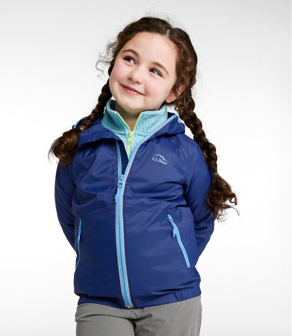 L.L.Bean Discount | Kids' Wind and Rain Jacket, Reflective Zipper