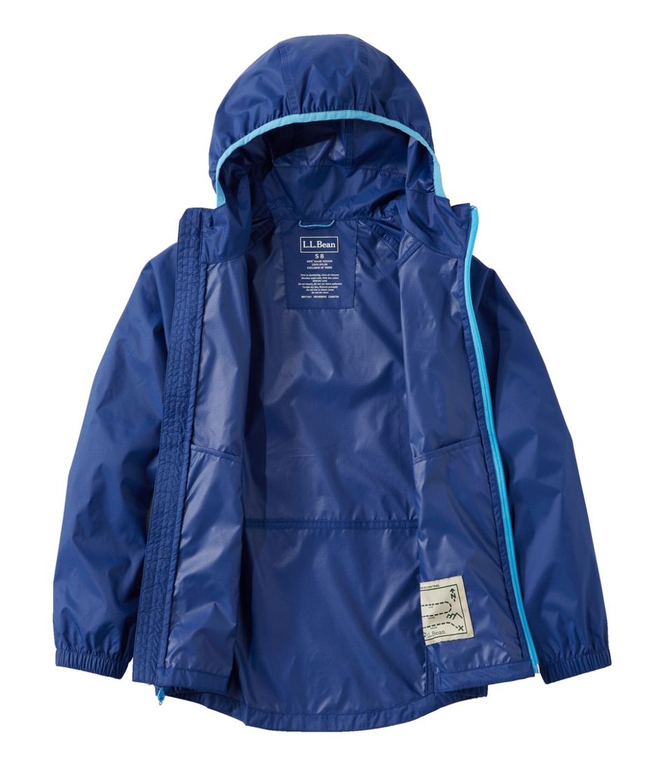 L.L.Bean Discount | Kids' Wind and Rain Jacket, Reflective Zipper