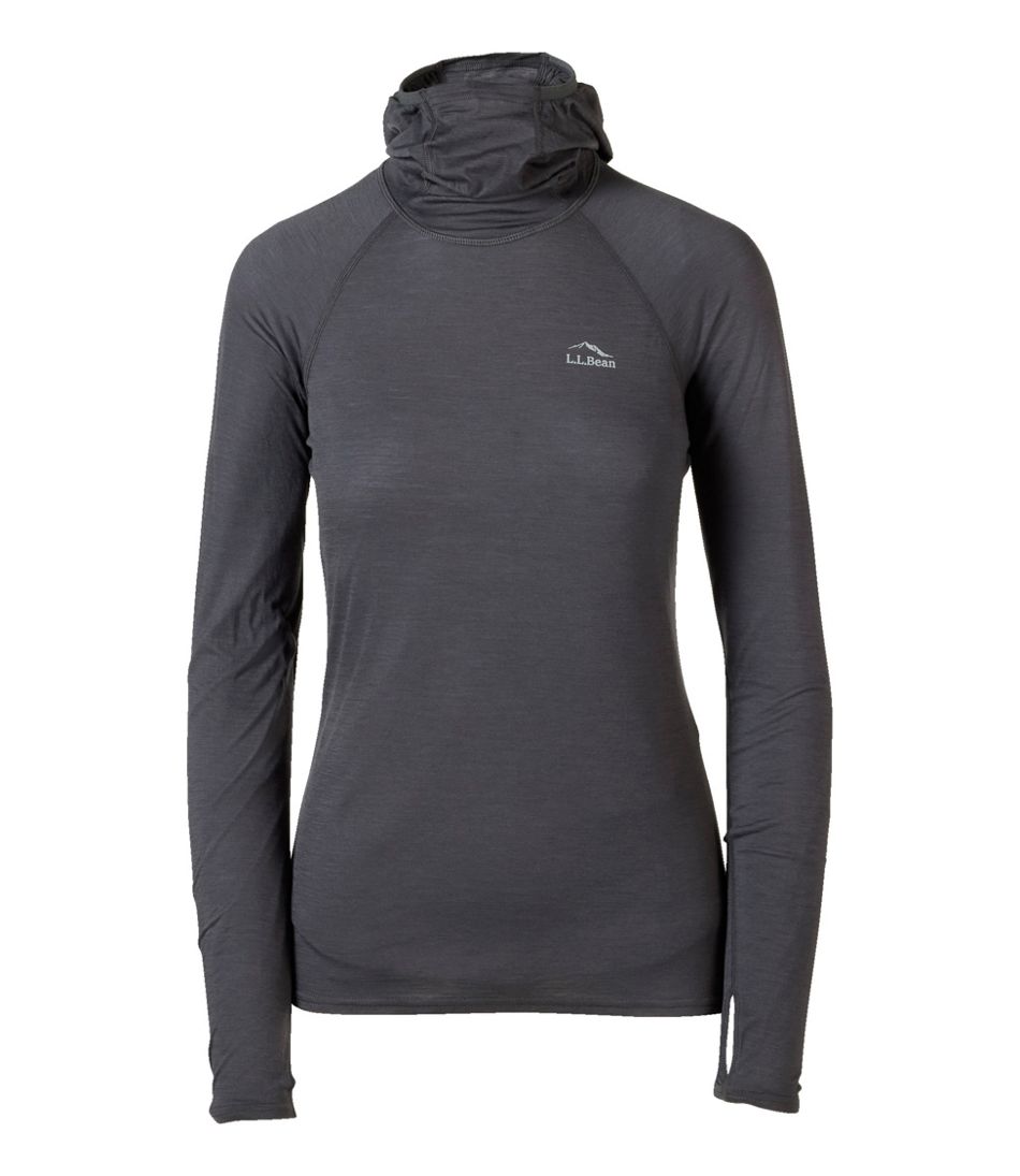 L.L.Bean Online | Women's Cresta Wool Ultralight 150 Base Layer, Hoodie