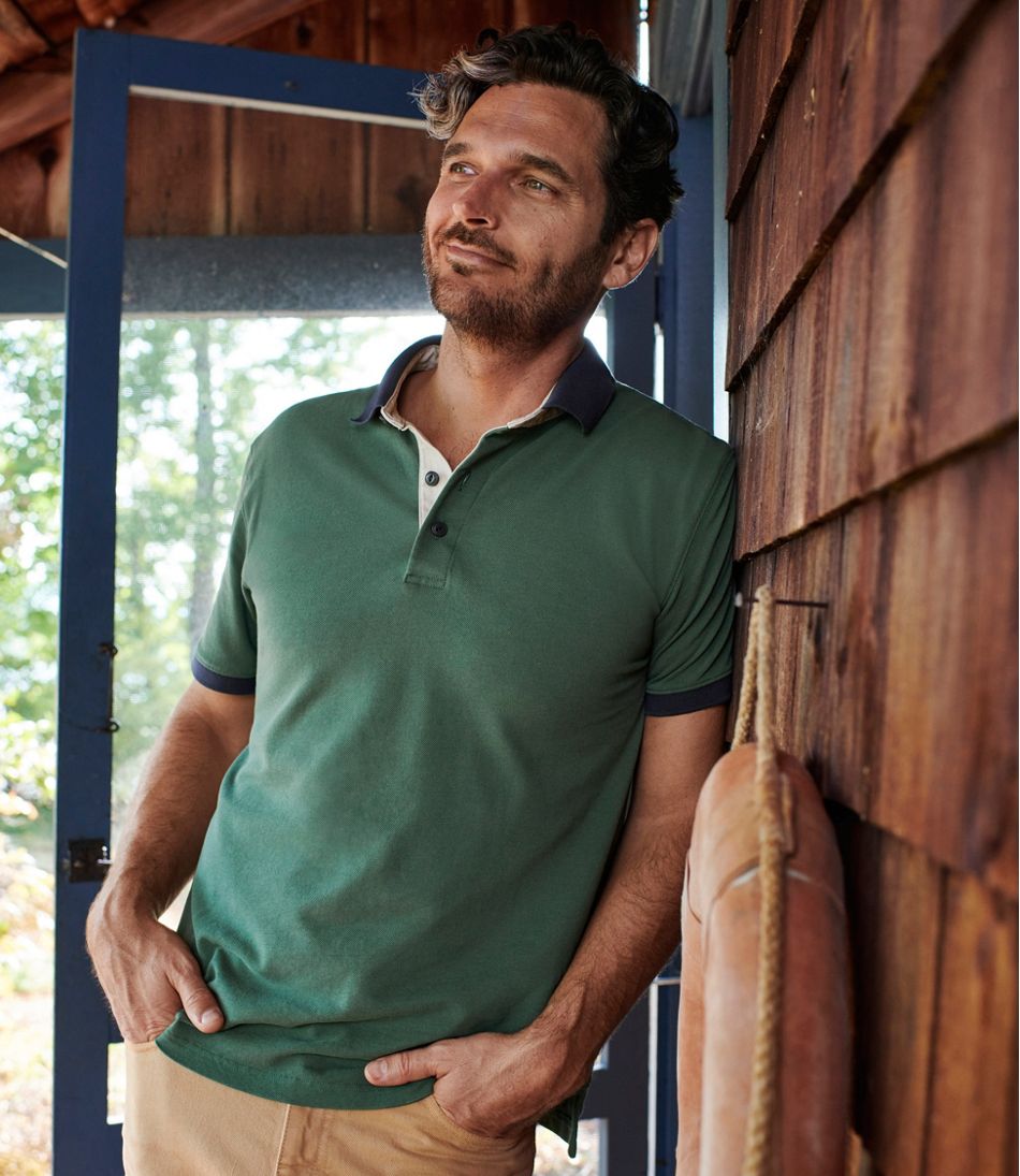 L.L.Bean Discount | Men's Casco Bay Rugged Polo, Short-Sleeve