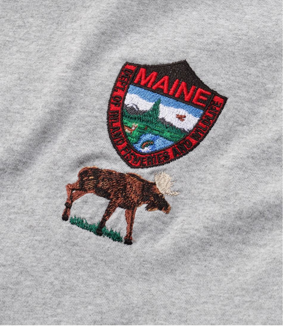 L.L.Bean On Sale | Men's MIF&W Tee, Long-Sleeve Moose