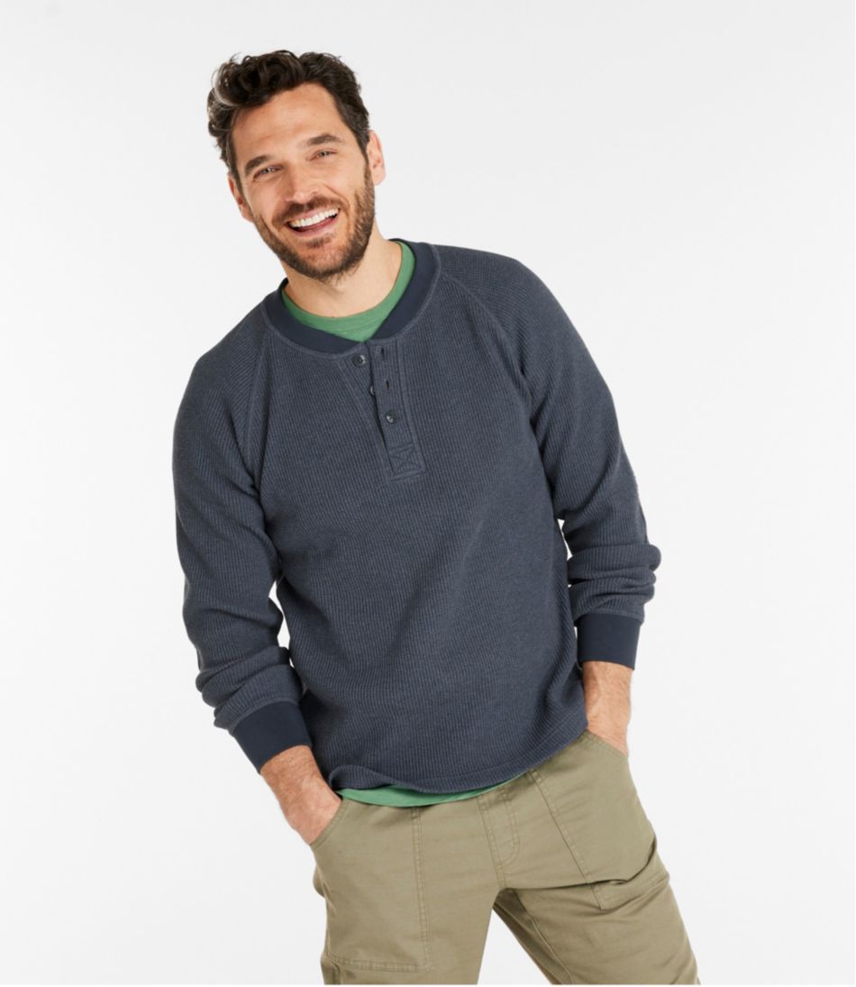 L.L.Bean Outlet | Men's Signature Waffle Henley