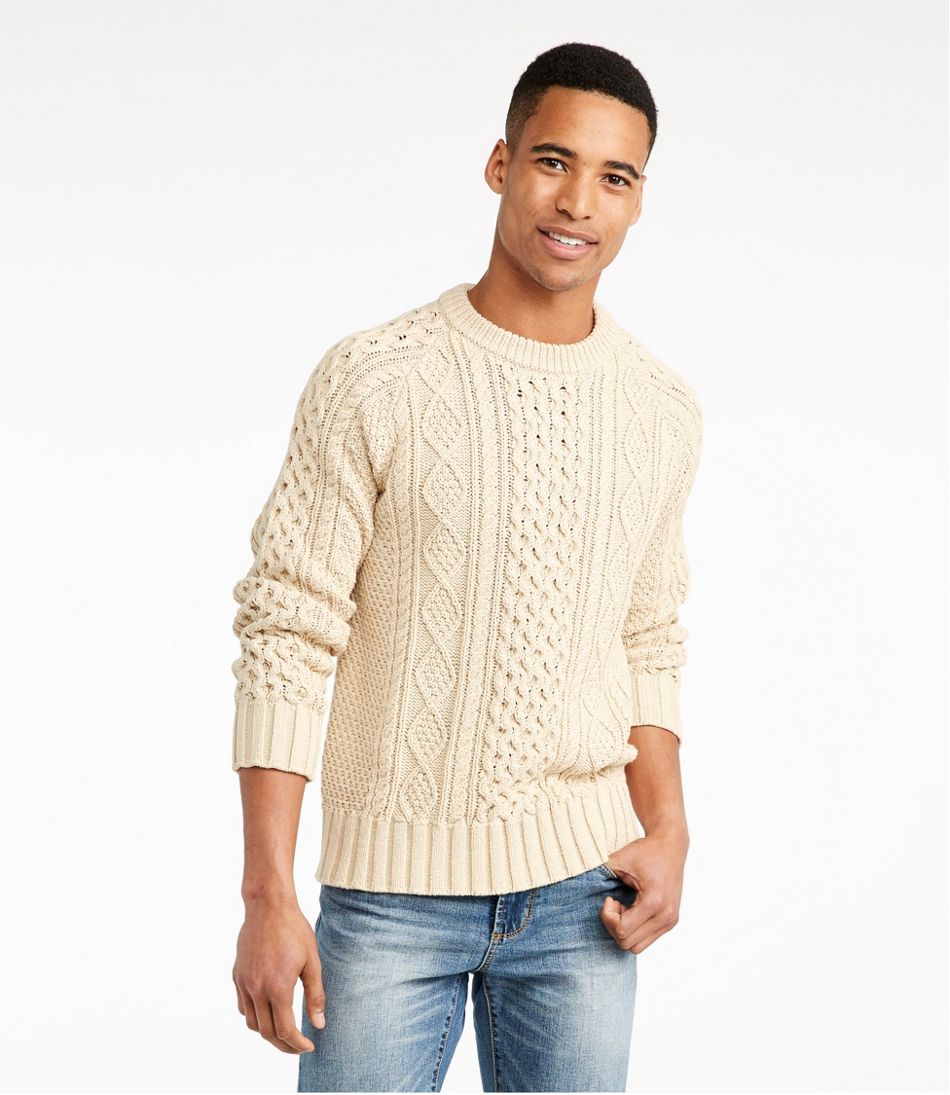 L.L.Bean Outlet | Men's Signature Cotton Fisherman Sweater