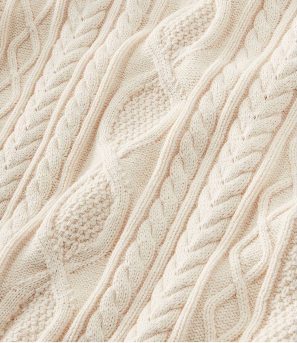 L.L.Bean | Men's Bean's Heritage Soft Cotton Fisherman Sweater, Crewneck