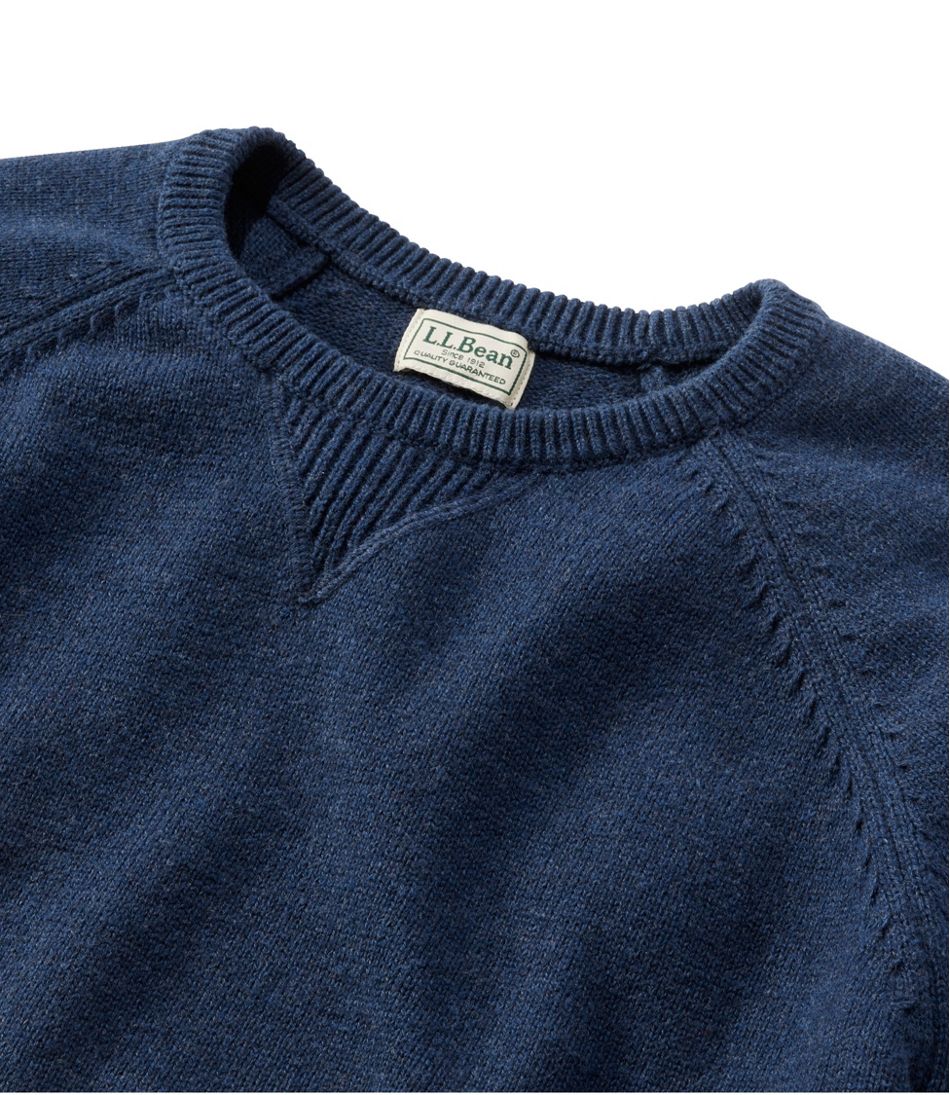 L.L.Bean Online | Men's Wicked Soft Cotton/Cashmere Sweater, Crewneck