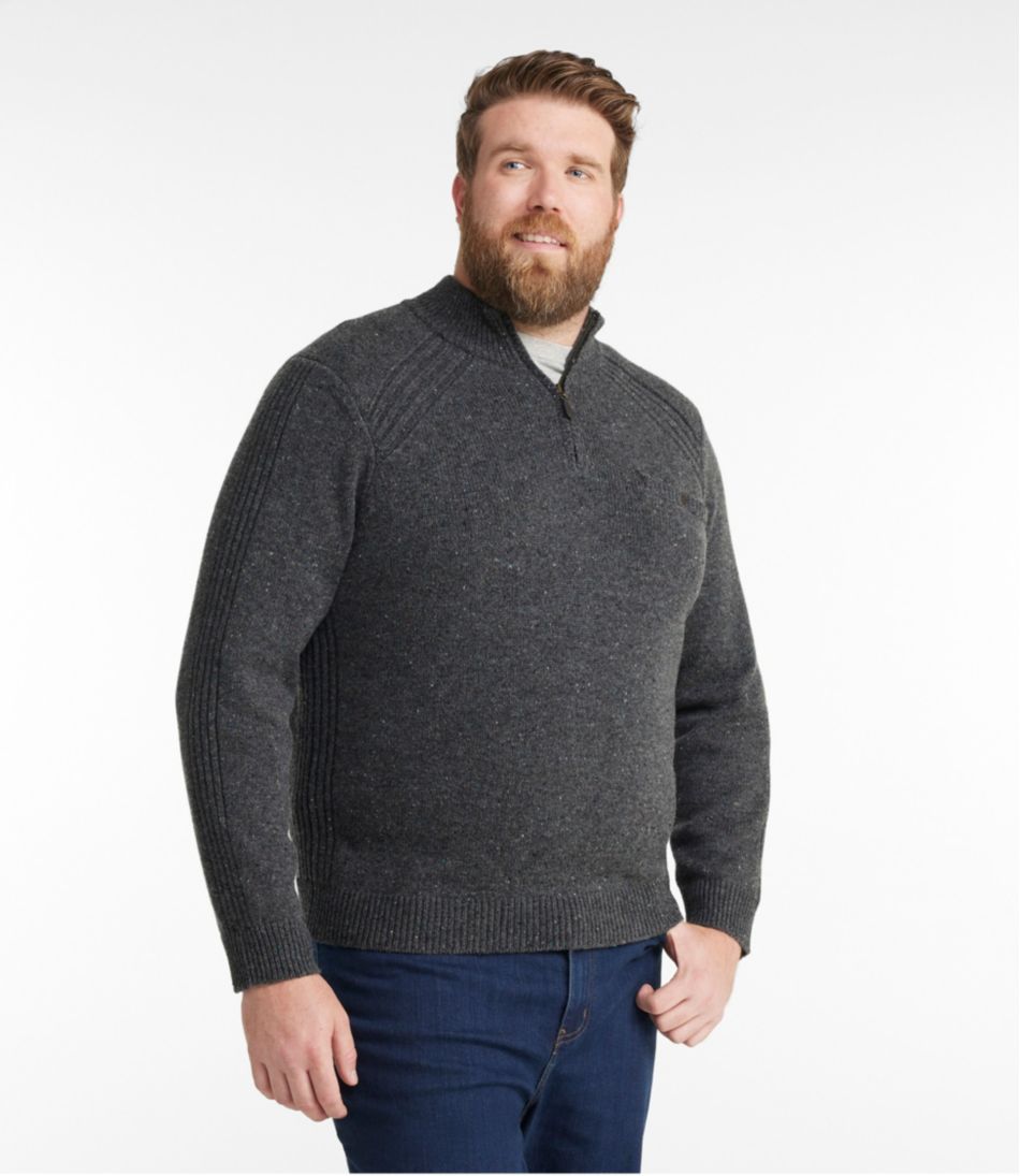 L.L.Bean US | Men's Rangeley Merino Sweater, Quarter-Zip