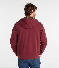 L.L.Bean | Men's Katahdin Iron Works® Hooded Sweatshirt, Flannel-Lined