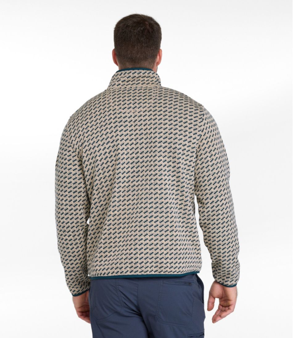 L.L.Bean Online | Men's Sweater Fleece Pullover, Print