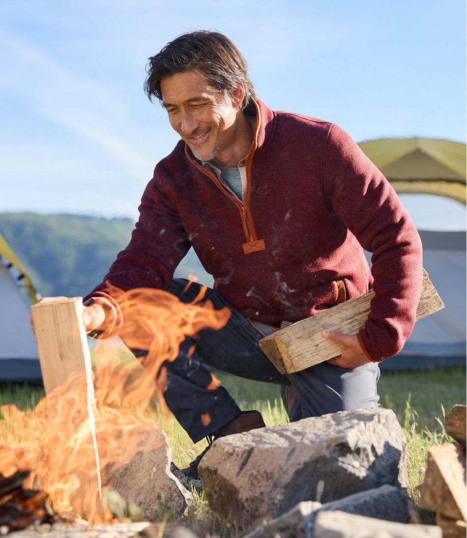 L.L.Bean Discount | Men's Bean's Sweater Fleece Half-Zip Pullover