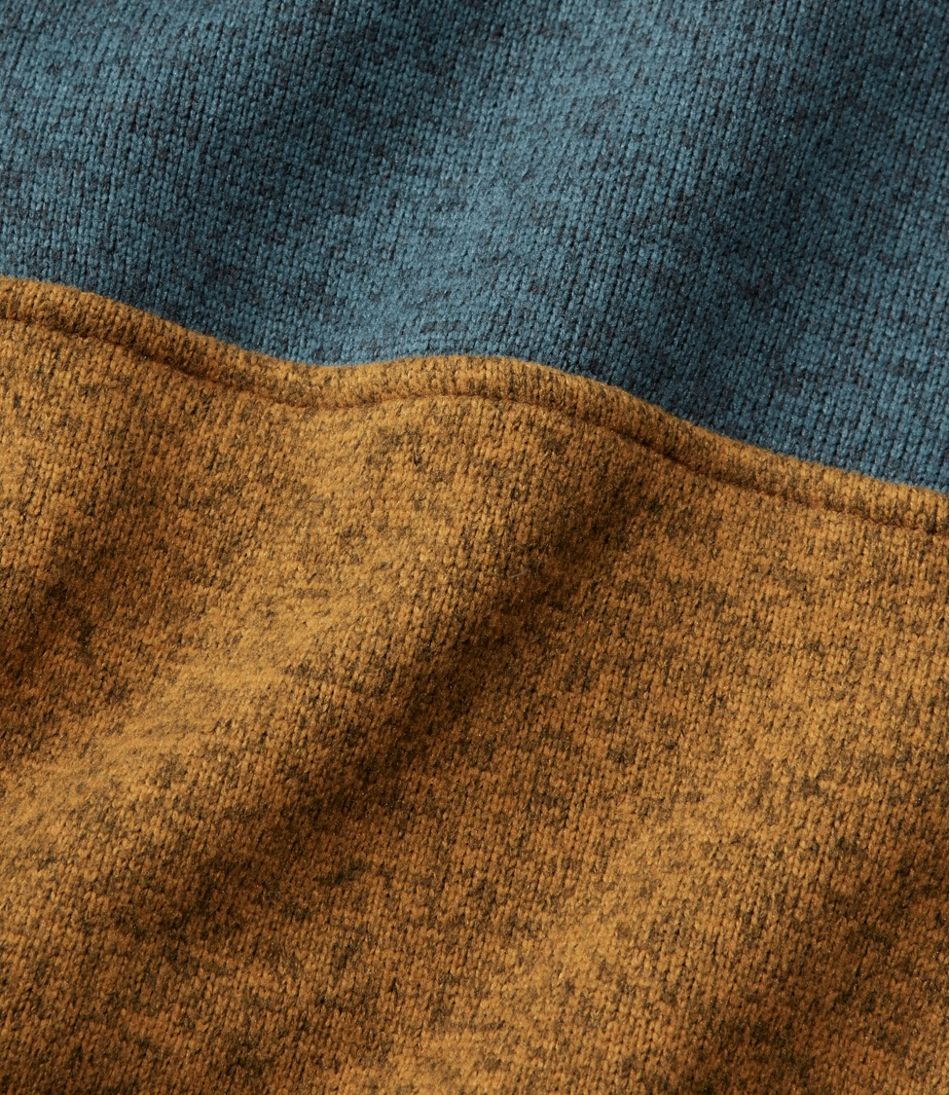 L.L.Bean US | Men's Sweater Fleece Pullover, Colorblock