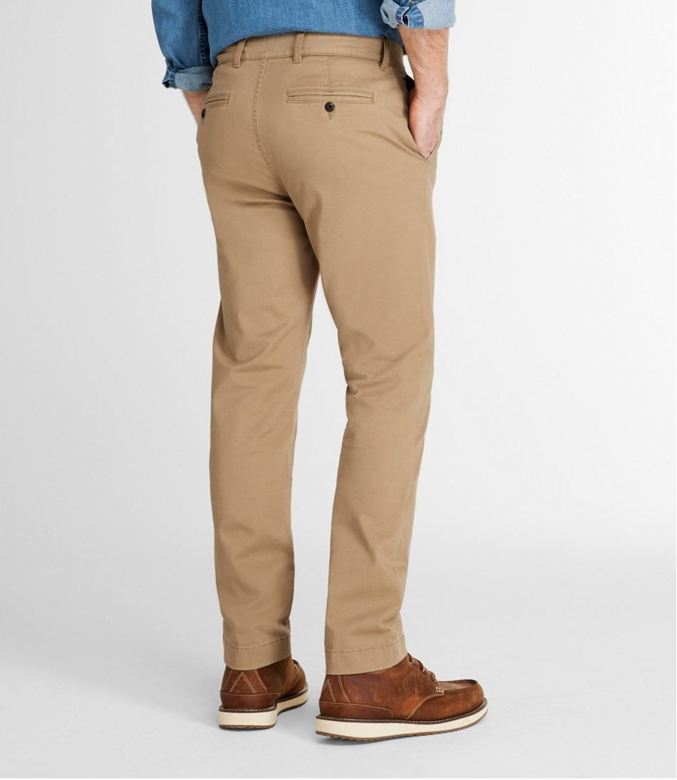 L.L.Bean New | Men's Lakewashed® Stretch Khakis, Slim Fit, Straight Leg
