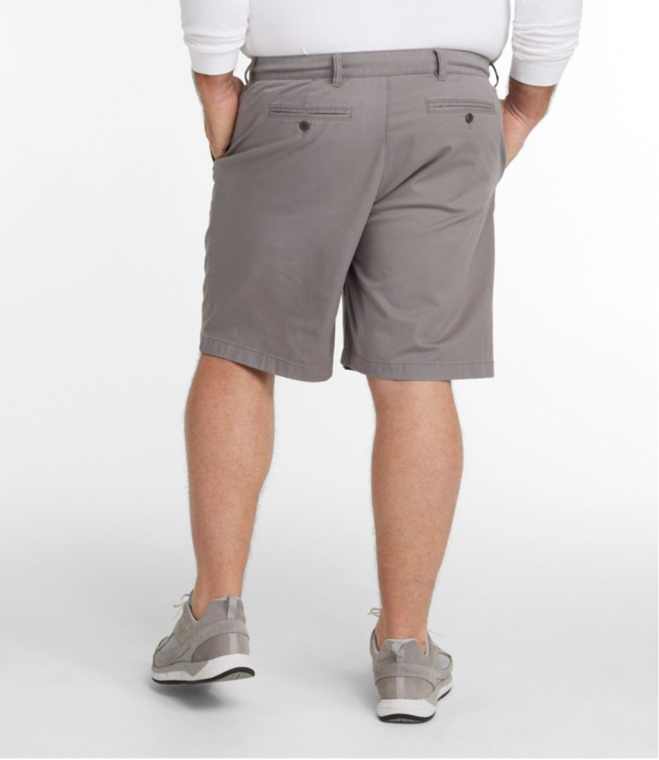 L.L.Bean Discount | Men's Lakewashed® Stretch Khaki Shorts, 9"