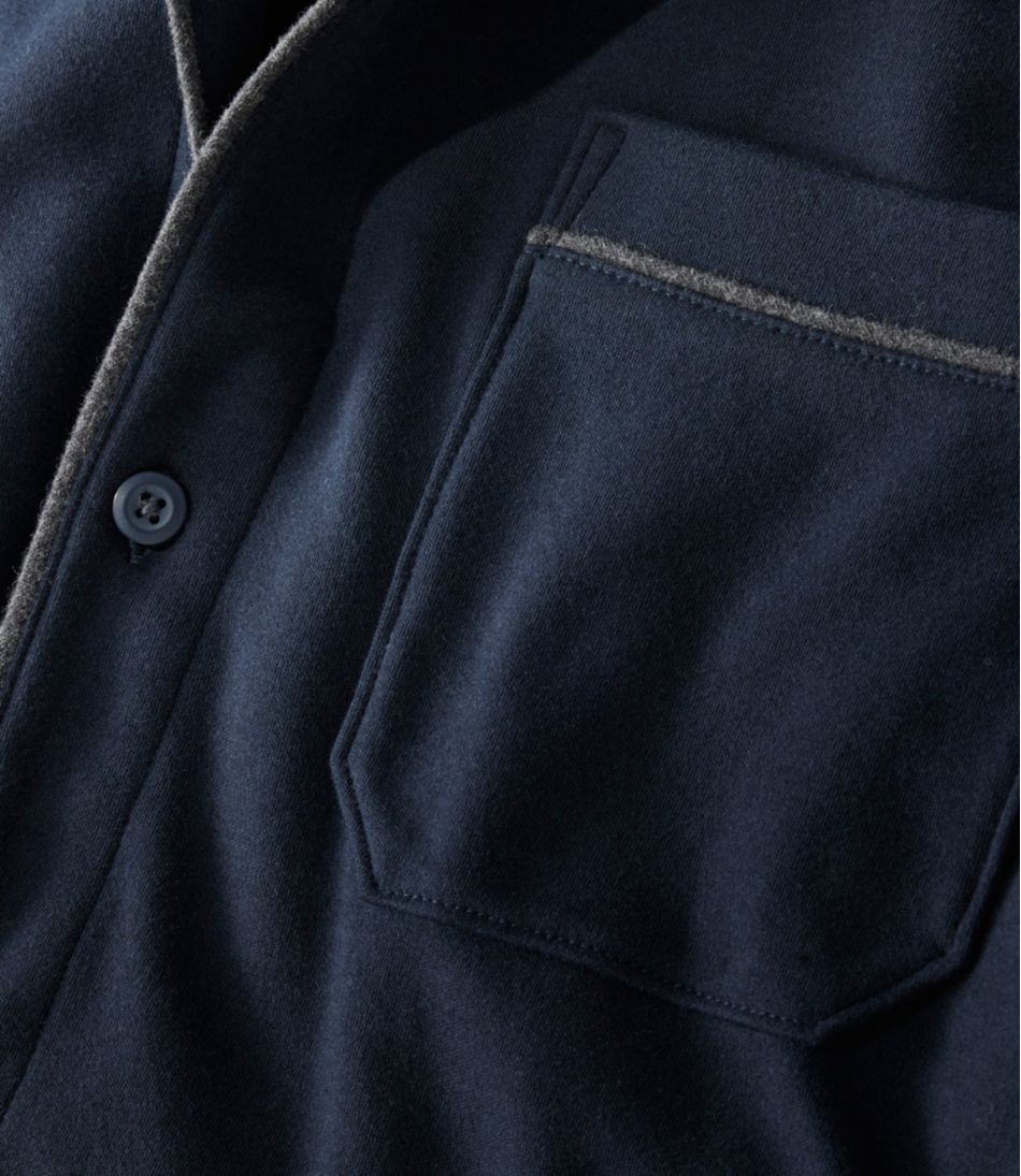 L.L.Bean Sale | Men's Bean's Cotton Knit Pajamas, Button-Front PJ Set