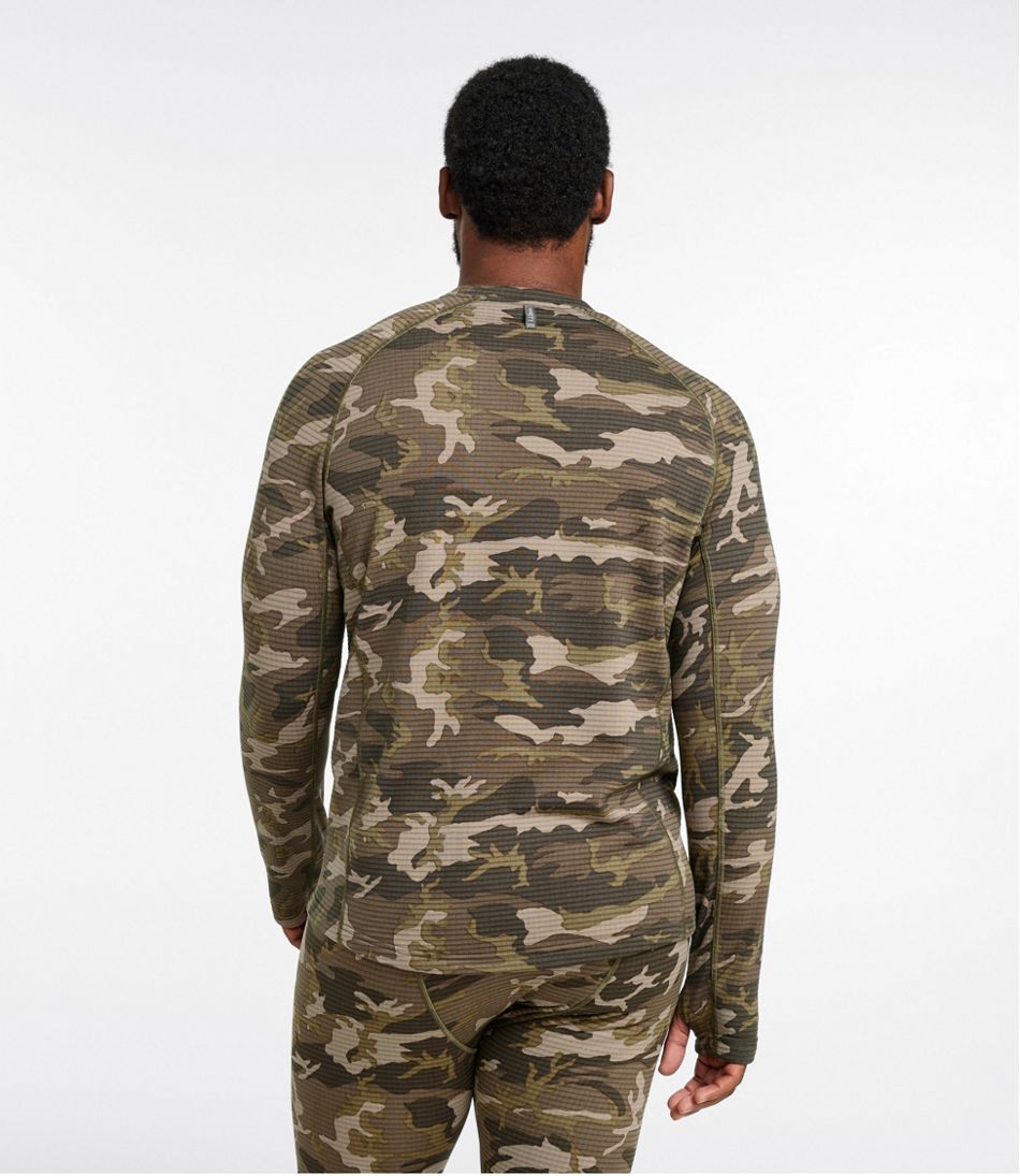 L.L.Bean Online | Men's Heavyweight Base Layer Crew Top, Print