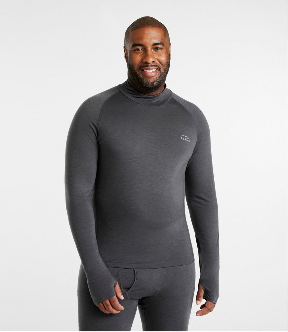 L.L.Bean Outlet | Men's Cresta Wool Ultralight 150 Turtleneck