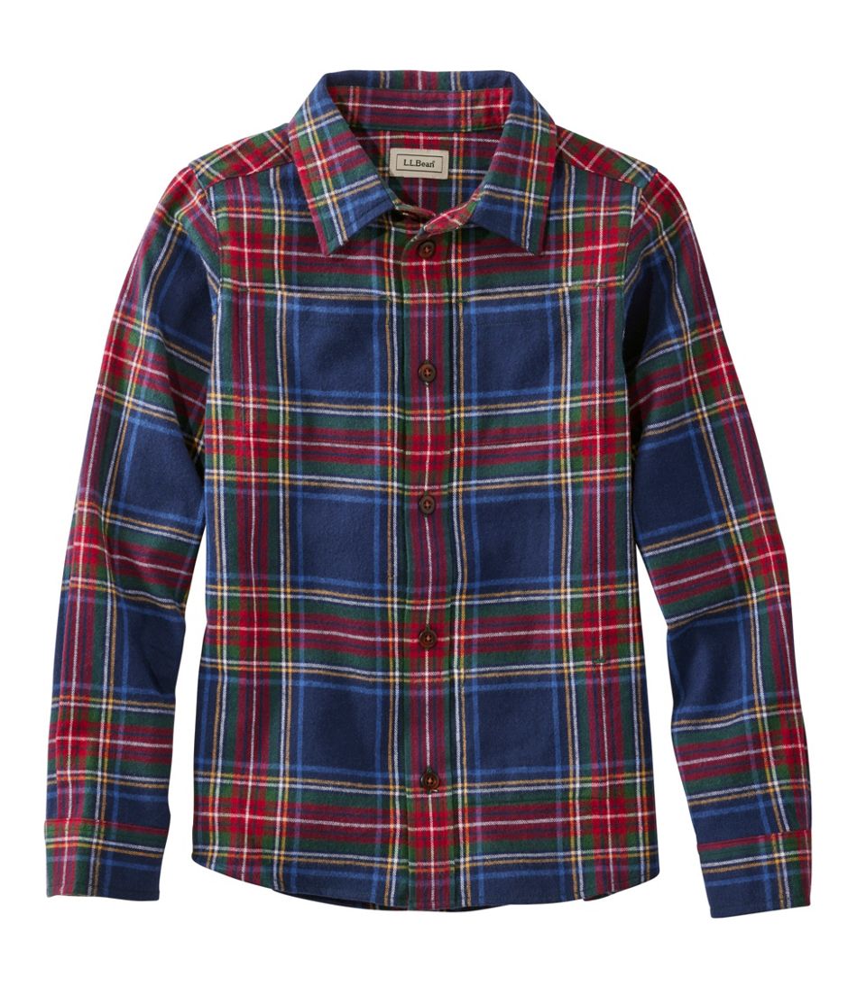L.L.Bean Outlet | Kids' Scotch Plaid Flannel Shirt